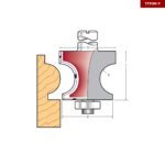 Torus Mould Profiles TCT - 35 - 30 - 31 - 3055 - 9-5 - 3129 - 12 - tt5-8-b16 - 2 - tct - right-hand - 18000-2