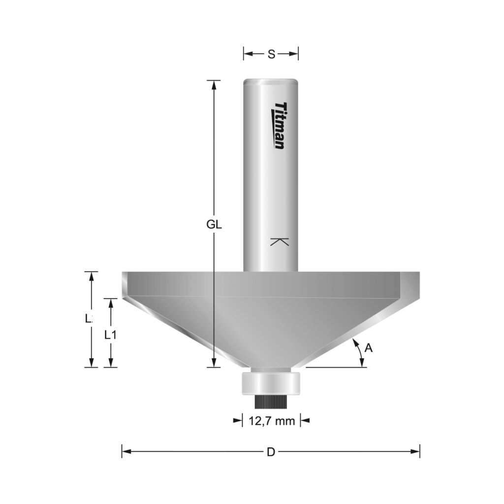 Chamfer Bearing Guided TCT Titman Tools