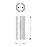 Reduction Sleeves For Collets - 12-6 - 30 - steel