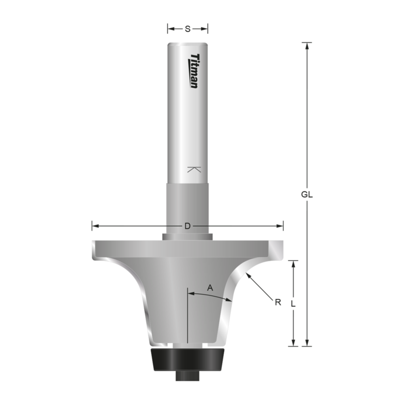 Solid Surface Router Cutters Titman Tools